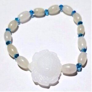 Jade Lotus Bracelet